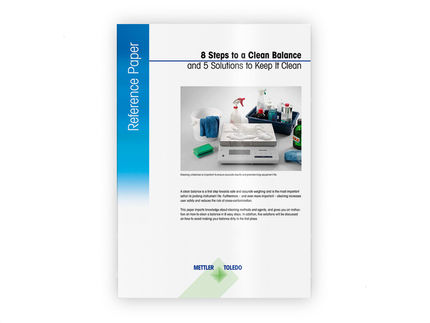How to clean a laboratory balance and how to keep it clean