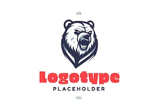 логотип медведь