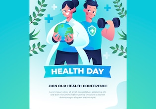 плакат на день здоровья