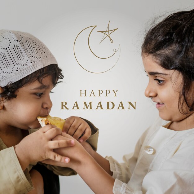 Ramadan holy month greeting for social media post