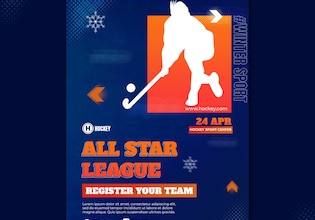 плакат хоккей