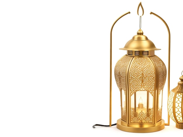 Photo arabic lantern of muslims celebration day