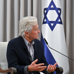 Michael Douglas támogató látogatást tett Izraelbe