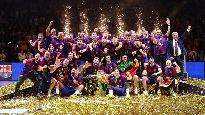 El FC Barcelona de balonmano gana su 12 Champions