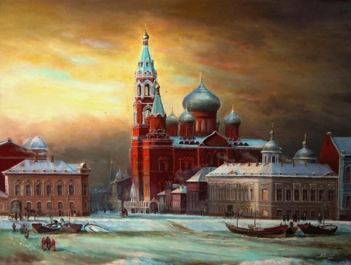 Старая Астрахань, Казанский Собор (700x528, 330Kb)