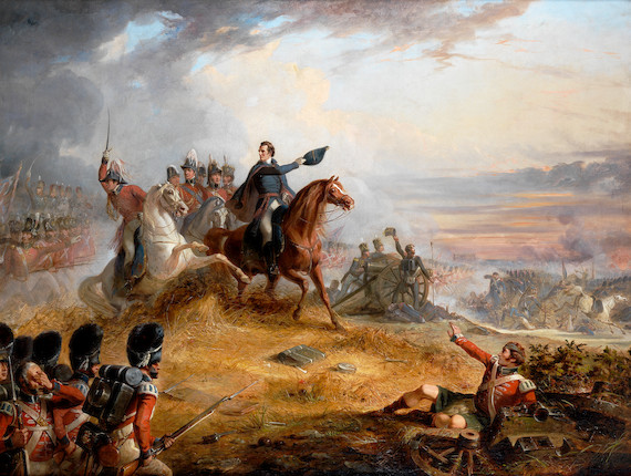 Thomas Jones Barker (British, 1815-1882) The Battle of Waterloo image 1