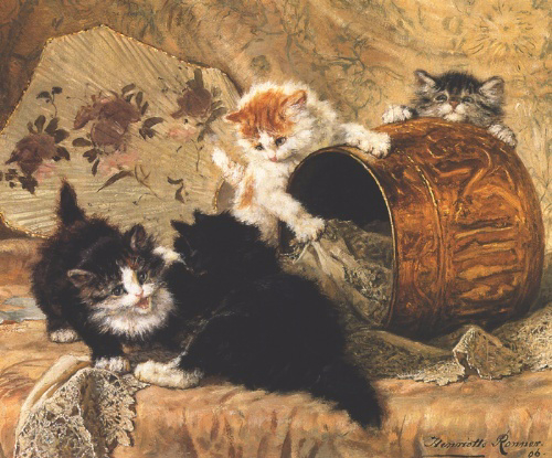 Cats & Kittens - Playful Kittens (500x415, 291Kb)