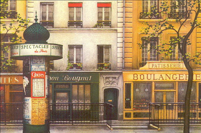 Paris par les peintres. André Renoux10 (700x463, 184Kb)