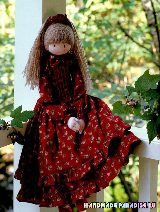 Самые красивые текстильные куклы. Выкройки (5) (528x700, 460Kb)
