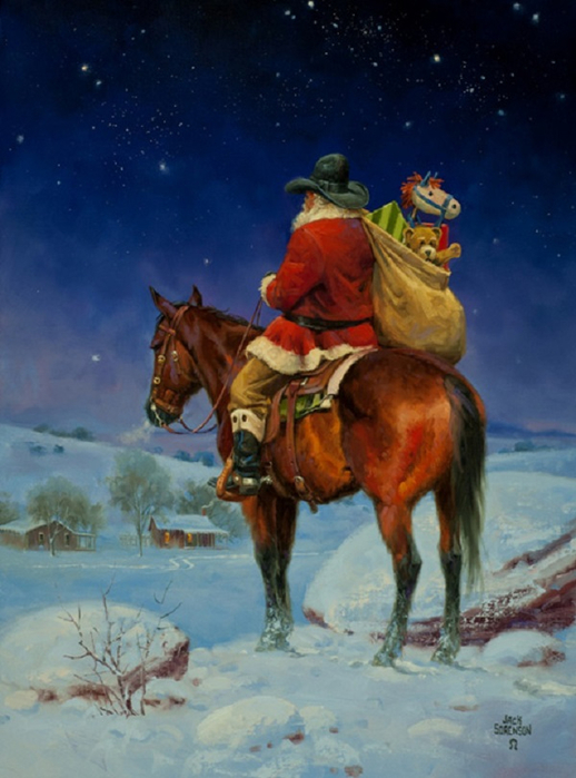 41 Cowboy Christmas Eve (518x700, 334Kb)