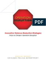 Operation Disruption Innovative Violence Reduction Strategies 2004 April