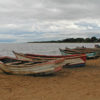 Boats in Lake Malawi National Park.
