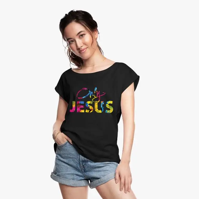 christian shirt woman only jesus