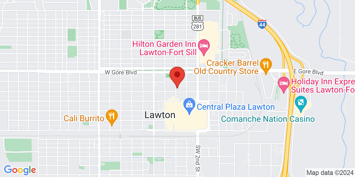 Map of Lawton Public Library - Main