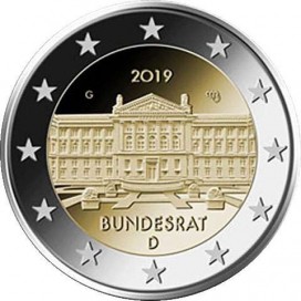 2 euro Allemagne 2019 70 ans du Bundesrat