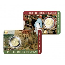 Coincard Flamande 2 Euro Belgique 2019 450 ans de la mort de Pieter Bruegel