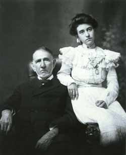 Washington Duke and his granddaughter, Mary