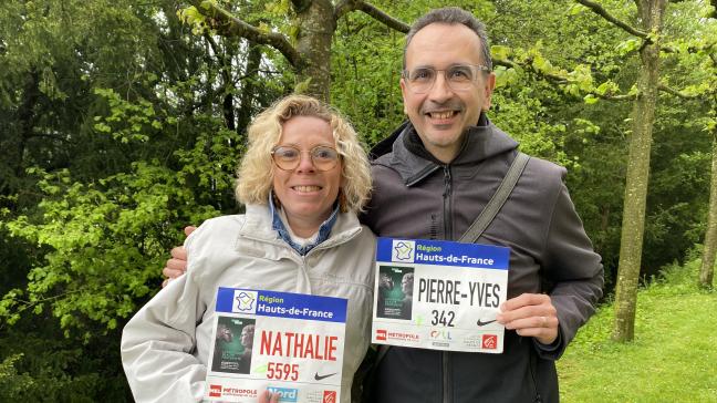 Nathalie et Pierre-Yves De Murcia passent quelques jours à Aubigny. Dimanche, direction le marathon de la Route du Louvre.