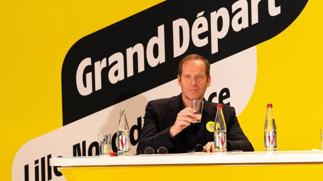 Christian Prudhomme a annoncé la semaine dernière que le départ du Tour de France 2025 se ferait dans la région. PHOTO PASCAL BONNIERE / LA VOIX DU NORD