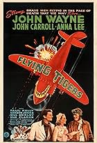 John Wayne, John Carroll, and Anna Lee in Flying Tigers (1942)