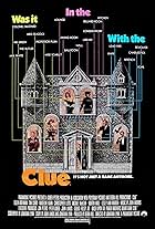 Tim Curry, Christopher Lloyd, Lesley Ann Warren, Madeline Kahn, Eileen Brennan, Michael McKean, and Martin Mull in Clue (1985)