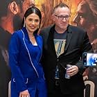 Darren Lynn Bousman and Elham Ali at an event for The Cello (2023)