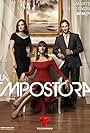 Christian Bach, Lisette Morelos, and Sebastián Zurita in La Impostora (2014)