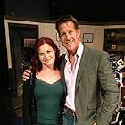 On the set of Henry Jaglom's OVATION with James Denton.