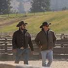 Kevin Costner and Cole Hauser in Watch 'Em Ride Away (2022)