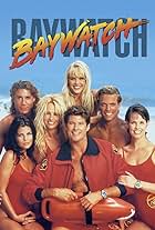 Pamela Anderson, Yasmine Bleeth, Alexandra Paul, David Hasselhoff, David Chokachi, Gena Lee Nolin, and Jaason Simmons in Baywatch (1989)