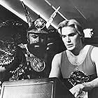 Brian Blessed and Sam J. Jones in Flash Gordon (1980)