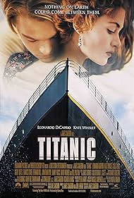 Leonardo DiCaprio, Kate Winslet, Billy Zane, Kathy Bates, Gloria Stuart, and Frances Fisher in Titanic (1997)