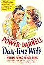 Tyrone Power and Linda Darnell in Day-Time Wife (1939)