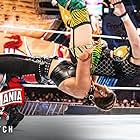 Kanako Urai and Demi Bennett in WrestleMania 37 (2021)