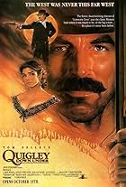 Alan Rickman, Laura San Giacomo, and Tom Selleck in Quigley Down Under (1990)