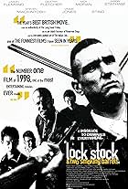Jason Flemyng, Dexter Fletcher, Vinnie Jones, Jason Statham, and Nick Moran in Lock, Stock and Two Smoking Barrels (1998)
