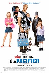 Vin Diesel, Brittany Snow, Max Thieriot, Morgan York, Kegan Hoover, Logan Hoover, Bo Vink, and Luke Vink in The Pacifier (2005)