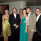 Ralph Fiennes, Rachel Weisz, Simon Channing Williams, David Linde, Fernando Meirelles, James Schamus, and Gail Egan at an event for The Constant Gardener (2005)