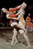 Martine Beswick and Aliza Gur in From Russia with Love (1963)