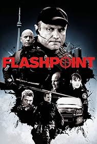 Amy Jo Johnson, Enrico Colantoni, Michael Cram, Sergio Di Zio, Hugh Dillon, and David Paetkau in Flashpoint (2008)