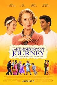 Helen Mirren, Manish Dayal, and Charlotte Le Bon in The Hundred-Foot Journey (2014)