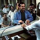 Jack Nicholson, Christopher Lloyd, Louise Fletcher, Michael Berryman, Nathan George, Ted Markland, William Redfield, and Delos V. Smith Jr. in One Flew Over the Cuckoo's Nest (1975)