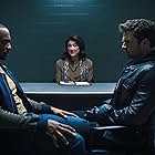 Amy Aquino, Anthony Mackie, and Sebastian Stan in The Falcon and the Winter Soldier (2021)