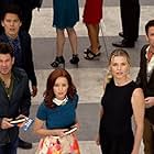 Noah Wyle, Rebecca Romijn, Lindy Booth, Christian Kane, and John Harlan Kim in The Librarians (2014)