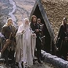 Viggo Mortensen, Ian McKellen, and Orlando Bloom in El señor de los anillos: El retorno del rey (2003)