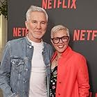 Baz Luhrmann and Catherine Martin at an event for The Get Down (2016)