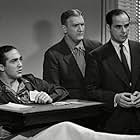 Marc Lawrence, Sheldon Leonard, and Joe Sawyer in Hit the Ice (1943)