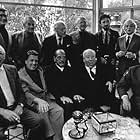 Directors Group Party, 11/20/72 (Front) Billy Wilder, George Stevens, Luis Bunuel, Alfred Hitchcock, and Rouben Mamoulin (Back) Robert Mulligan, Wiliam Wyler, George Cukor, Robert Wise, Jean-Claude Carriere, and Serge Silverman.