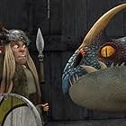 Kristen Wiig and T.J. Miller in How to Train Your Dragon (2010)