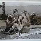 Anita Ekberg and Georges Marchal in Sign of the Gladiator (1959)